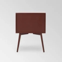 Burnett Mid Century Modern Side Table Brown - Christopher Knight Home -Home Furn Store GUEST b3060870 9d25 445e a333 54aaf48130bb