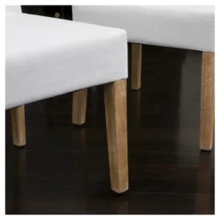 2ct Dinah Roll Top Fabric Dining Chair Set - Christopher Knight Home