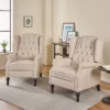 Set Of 2 Walter Contemporary Tufted Fabric Press-Back Recliners Beige - Christopher Knight Home 1 Set Of 2 Walter Contemporary Tufted Fabric Press-Back Recliners Beige - Christopher Knight Home -Home Furn Store GUEST b684e31d 1e9a 4fe4 ac2f 670273fe6433