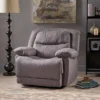Estrada Contemporary Glider Recliner Charcoal Tweed - Christopher Knight Home