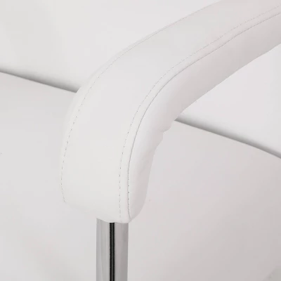 Gehring Modern Channel Stitched Swivel Office Lift Chair White/Chrome - Christopher Knight Home Gehring Modern Channel Stitched Swivel Office Lift Chair White/Chrome - Christopher Knight Home -Home Furn Store GUEST b6d29163 1116 4077 beed b4499d632852