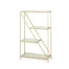 Kokesh Modern Glam Tempered Glass 3 Shelf Asymmetrical Bookcase Gold - Christopher Knight Home 1 Kokesh Modern Glam Tempered Glass 3 Shelf Asymmetrical Bookcase Gold - Christopher Knight Home -Home Furn Store GUEST b6edcb18 234e 4d42 bf70 c072317c943f