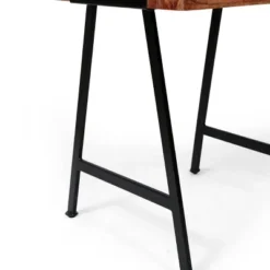 Mcmullen Handcrafted Boho Mango Wood End Table Natural/Black - Christopher Knight Home -Home Furn Store GUEST b7367db0 f562 44c6 93a5 a37553ff8f1e