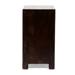 Benewah Handcrafted Boho 3 Drawer Mango Wood Nightstand Dark Walnut/Black/White - Christopher Knight Home 5 Benewah Handcrafted Boho 3 Drawer Mango Wood Nightstand Dark Walnut/Black/White - Christopher Knight Home -Home Furn Store GUEST b7592e8d 29dd 4af6 8195 fed1aa460276