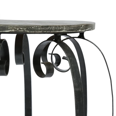 Wiers Modern Industrial Handcrafted Mango Wood Side Table Gray/Black - Christopher Knight Home Wiers Modern Industrial Handcrafted Mango Wood Side Table Gray/Black - Christopher Knight Home -Home Furn Store GUEST b81fb8f3 1b47 4a07 aef0 209be69b9cd1