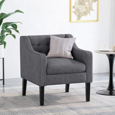 Deanna Contemporary Fabric Tufted Accent Chair - Christopher Knight Home Deanna Contemporary Fabric Tufted Accent Chair - Christopher Knight Home -Home Furn Store GUEST b86bcde1 311a 4471 a26e f61ef1227070