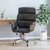 Cannonade Mid Century Modern Swivel Office Chair Black/Gray - Christopher Knight Home -Home Furn Store GUEST b8d7afbf dd38 4633 8664 7e81f3b967ac
