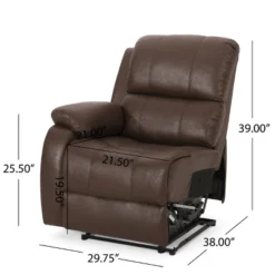 Meridan Contemporary Upholstered Theater Seating Reclining Sofa - Christopher Knight Home -Home Furn Store GUEST b986af87 a1bc 45c3 bf0a 84975f43ae2e