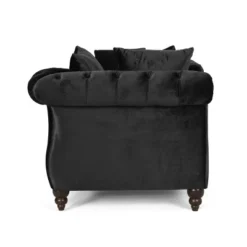 Houck Modern Glam Tufted Velvet Tete-A-Tete Chaise Lounge With Accent Pillows - Christopher Knight Home 4 Houck Modern Glam Tufted Velvet Tete-A-Tete Chaise Lounge With Accent Pillows - Christopher Knight Home -Home Furn Store GUEST b9fc1ec5 1274 4ca1 b9c9 f9846e8d0a95
