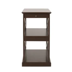Vernon Contemporary 2 Shelf Side Table Dark Walnut - Christopher Knight Home 5 Vernon Contemporary 2 Shelf Side Table Dark Walnut - Christopher Knight Home -Home Furn Store GUEST ba3904d3 a024 4934 82ab f0fc3ac2b597