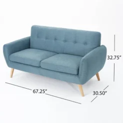 Josephine Mid-Century Modern Petite Sofa - Christopher Knight Home -Home Furn Store GUEST ba9b812f a22d 4816 bb53 1387ec468b2b