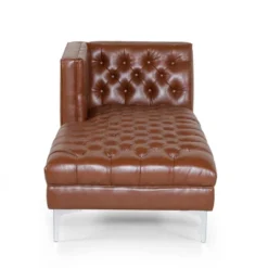Tignall Contemporary Tufted One Armed Chaise Lounge - Christopher Knight Home 5 Tignall Contemporary Tufted One Armed Chaise Lounge - Christopher Knight Home -Home Furn Store GUEST bb0feab1 2f3f 4352 8bc1 4e90e7be0166
