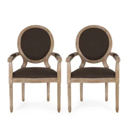 Set Of 2 Judith French Country Wood Upholstered Dining Chairs - Christopher Knight Home -Home Furn Store GUEST bb1a1443 e2ef 46a6 b184 15ff536d57eb