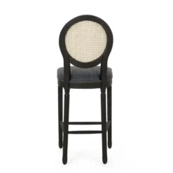 2pc Govan French Country Wooden Counter Height Barstools With Upholstered Seating Charcoal/Black - Christopher Knight Home 7 2pc Govan French Country Wooden Counter Height Barstools With Upholstered Seating Charcoal/Black - Christopher Knight Home -Home Furn Store GUEST bbd5cc2e 5efa 42a4 a79f 9973bde63a0a