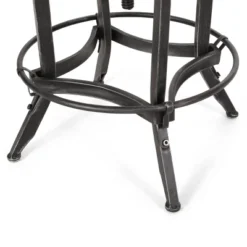 2pc Farmdale Industrial Firwood Adjustable Height Swivel Counter Height Barstools Antique Natural/Pewter - Christopher Knight Home -Home Furn Store GUEST bbd5f51a c391 4c34 ba82 734baadc6ab1