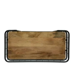 Colwill Modern Industrial Handcrafted Mango Wood Kitchen Cart With Wheels Natural/Black - Christopher Knight Home 4 Colwill Modern Industrial Handcrafted Mango Wood Kitchen Cart With Wheels Natural/Black - Christopher Knight Home -Home Furn Store GUEST bbf88a46 3a6f 468d 9a1a 25e30eafeb97