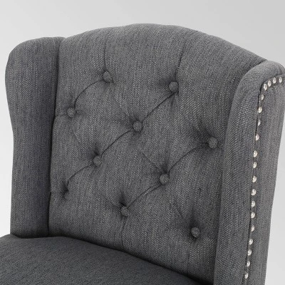 Set of 2 Foxcroft Wingback Counter Height Barstools - Christopher Knight Home Set Of 2 Foxcroft Wingback Counter Height Barstools - Christopher Knight Home -Home Furn Store GUEST bc29130b 1ad4 4bef b80b 334f9053d7bd