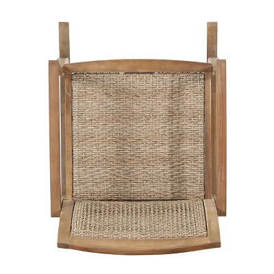 Welby Outdoor Acacia Wood/Wicker Rocking Chair Light Brown - Christopher Knight Home Welby Outdoor Acacia Wood/Wicker Rocking Chair Light Brown - Christopher Knight Home -Home Furn Store GUEST bd853903 ec09 45a7 a3be c6df6aa3ae78