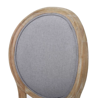 Set of 4 Phinnaeus French Country Fabric Dining Chairs Light Gray/Natural - Christopher Knight Home Set Of 4 Phinnaeus French Country Fabric Dining Chairs Light Gray/Natural - Christopher Knight Home -Home Furn Store GUEST bd9221c1 75c9 4340 8e00 90508b28fe42