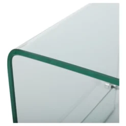 Ramona Console With Shelf TV Stand For TVs Up To 44" Clear - Christopher Knight Home -Home Furn Store GUEST be9a6c18 ee65 44cf 8b00 273919cadff1