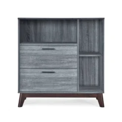 Rattler Mid-Century Modern 2 Drawer Cabinet - Christopher Knight Home -Home Furn Store GUEST bf1fbd25 8b91 4bed b1cf 37f525f9cb08