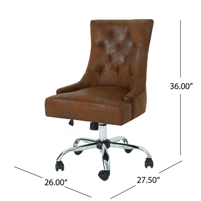 Americo Home Office Desk Chair - Christopher Knight Home Americo Home Office Desk Chair - Christopher Knight Home -Home Furn Store GUEST c2386e49 c56b 4876 989c b121ca23d62a