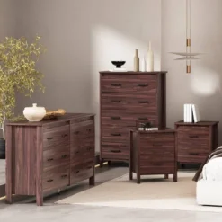 4pc Olimont Contemporary Dresser And Nightstand Set - Christopher Knight Home 6 4pc Olimont Contemporary Dresser And Nightstand Set - Christopher Knight Home -Home Furn Store GUEST c2651d1d 06ac 4fe1 9109 ad142a75427b