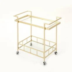 Ambrose Industrial Bar Cart - Christopher Knight Home -Home Furn Store GUEST c2724277 8b12 4437 bec3 e35f69890deb