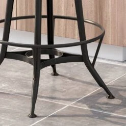 Clarkson Modern Industrial Adjustable Barstool Natural/Black - Christopher Knight Home -Home Furn Store GUEST c478989b af88 4c60 bf4e 7c1338cc1a16