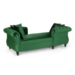 Houck Modern Glam Tufted Velvet Tete-A-Tete Chaise Lounge With Accent Pillows - Christopher Knight Home 11 Houck Modern Glam Tufted Velvet Tete-A-Tete Chaise Lounge With Accent Pillows - Christopher Knight Home -Home Furn Store GUEST c481f697 d99b 4239 bbbb 292344f2926e
