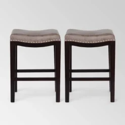 Set Of 2 Tiffin Contemporary Studded Counter Height Barstools - Christopher Knight Home -Home Furn Store GUEST c48a6649 b23e 4041 a47c 6fc089d4220a