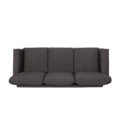 Burkehaven Contemporary Fabric 3 Seater Nailhead Trim Sofa Gray/Dark Brown - Christopher Knight Home 4 Burkehaven Contemporary Fabric 3 Seater Nailhead Trim Sofa Gray/Dark Brown - Christopher Knight Home -Home Furn Store GUEST c4a7be71 7d50 4c9e bd0c 0d9d3b3f8036