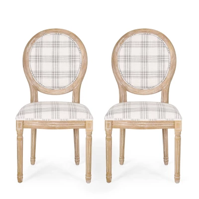 Set of 2 Phinnaeus French Country Fabric Dining Chairs - Christopher Knight Home Set Of 2 Phinnaeus French Country Fabric Dining Chairs - Christopher Knight Home -Home Furn Store GUEST c53594d3 9a37 463e b52e ce88331b2394