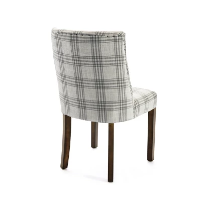 2pk Harman Contemporary Upholstered Plaid Dining Chairs Gray/Light Beige/Brown - Christopher Knight Home 2pk Harman Contemporary Upholstered Plaid Dining Chairs Gray/Light Beige/Brown - Christopher Knight Home -Home Furn Store GUEST c59b166c df3d 4761 8d46 d228bd9e258f