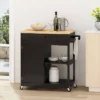 Telfair Kitchen Cart With Wheels - Christopher Knight Home -Home Furn Store GUEST c5f495d7 6a90 4722 b49f a14c7f5463c8