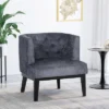 Clough Contemporary Fabric Tufted Accent Chair - Christopher Knight Home