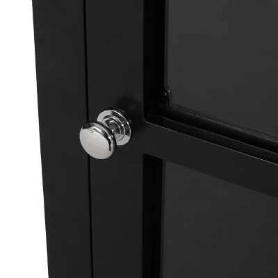 Maynard Contemporary Glass Paneled Kitchen Cart Natural/Black - Christopher Knight Home Maynard Contemporary Glass Paneled Kitchen Cart Natural/Black - Christopher Knight Home -Home Furn Store GUEST c8332c36 cc1c 450b 90c2 b8b84657da0a