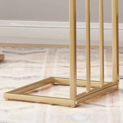 Set Of 2 Baywinds Modern Glam C-Shaped Accent Table White/Champagne Gold - Christopher Knight Home 4 Set Of 2 Baywinds Modern Glam C-Shaped Accent Table White/Champagne Gold - Christopher Knight Home -Home Furn Store GUEST c8d2cbef 528e 4ebd 8dad f8d9d87070fc