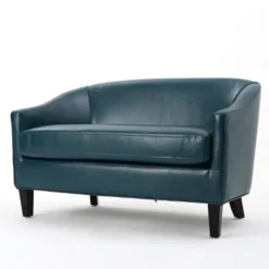 Justine Faux Leather Loveseat - Christopher Knight Home -Home Furn Store GUEST c9ac9d6b 8700 4b64 8f06 e29c87636b8c
