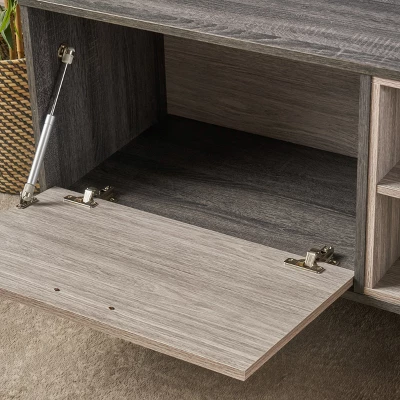 Veda Mid Century Modern TV Stand for TVs up to 48" Gray - Christopher Knight Home Veda Mid Century Modern TV Stand For TVs Up To 48" Gray - Christopher Knight Home -Home Furn Store GUEST cabab25c cb46 4773 b1c0 ecc98fcf484b 1