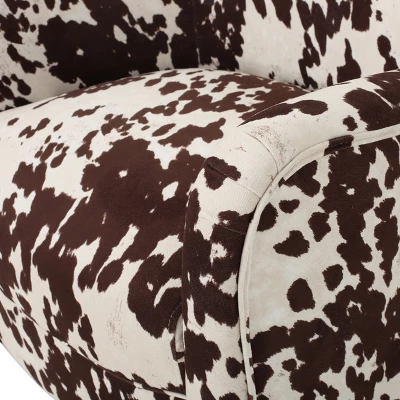 Arabella New Velvet Club Chair - Milk Cow - Christopher Knight Home Arabella New Velvet Club Chair - Milk Cow - Christopher Knight Home -Home Furn Store GUEST caf5acfa bde9 43a6 a69a 23eabaf81298