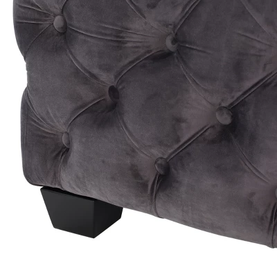 Jaymee New Velvet Ottoman - Christopher Knight Home Jaymee New Velvet Ottoman - Christopher Knight Home -Home Furn Store GUEST cbb3568e 8baa 4312 bf71 305cf5c04ec1