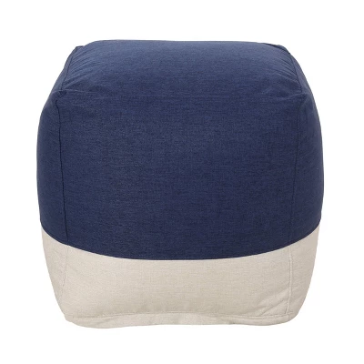 Tattnall Contemporary Two-Tone Fabric Cube Pouf - Christopher Knight Home Tattnall Contemporary Two-Tone Fabric Cube Pouf - Christopher Knight Home -Home Furn Store GUEST cda606e8 ee2d 40be b314 c005f751e039
