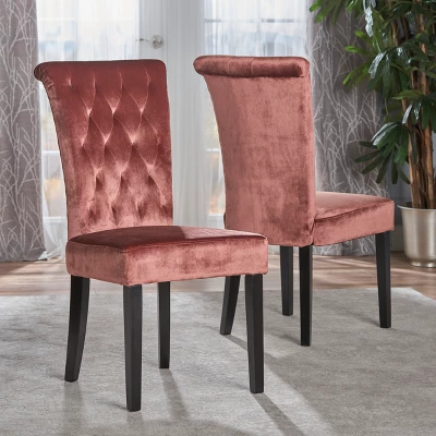 Set of 2 Venetian New Velvet Tufted Dining Chair - Christopher Knight Home Set Of 2 Venetian New Velvet Tufted Dining Chair - Christopher Knight Home -Home Furn Store GUEST cda9330d c7eb 4737 94f1 8fb66bc92ee2