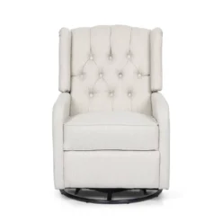 Mohaven Contemporary Tufted Wingback Swivel Recliner - Christopher Knight Home 4 Mohaven Contemporary Tufted Wingback Swivel Recliner - Christopher Knight Home -Home Furn Store GUEST cfac29f9 d6e6 417f b00a 6ecaf500184a