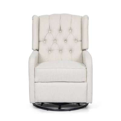 Mohaven Contemporary Tufted Wingback Swivel Recliner - Christopher Knight Home Mohaven Contemporary Tufted Wingback Swivel Recliner - Christopher Knight Home -Home Furn Store GUEST cfac29f9 d6e6 417f b00a 6ecaf500184a