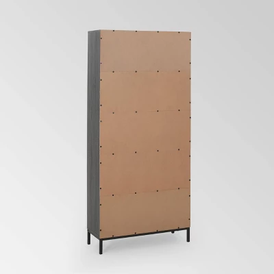 67.25" Gallatin Contemporary Cube Unit Bookcase Dark Gray - Christopher Knight Home 67.25" Gallatin Contemporary Cube Unit Bookcase Dark Gray - Christopher Knight Home -Home Furn Store GUEST cfce8983 818f 427f 9890 480f8038518d