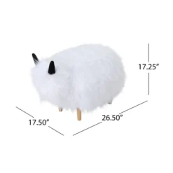 Levi Furry Yak Ottoman - Christopher Knight Home 7 Levi Furry Yak Ottoman - Christopher Knight Home -Home Furn Store GUEST cff58445 f91a 4324 a773 dc3d611540a2