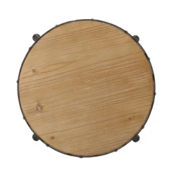 2pc Farmdale Industrial Firwood Adjustable Height Swivel Counter Height Barstools Antique Natural/Pewter - Christopher Knight Home -Home Furn Store GUEST d16408db a7d7 417b a188 15ded7353b29