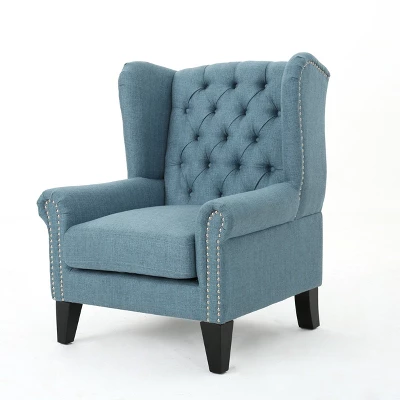 Laird Traditional Winged Accent Chair - Christopher Knight Home Laird Traditional Winged Accent Chair - Christopher Knight Home -Home Furn Store GUEST d262fe90 1565 412e 8724 389bfc05d985